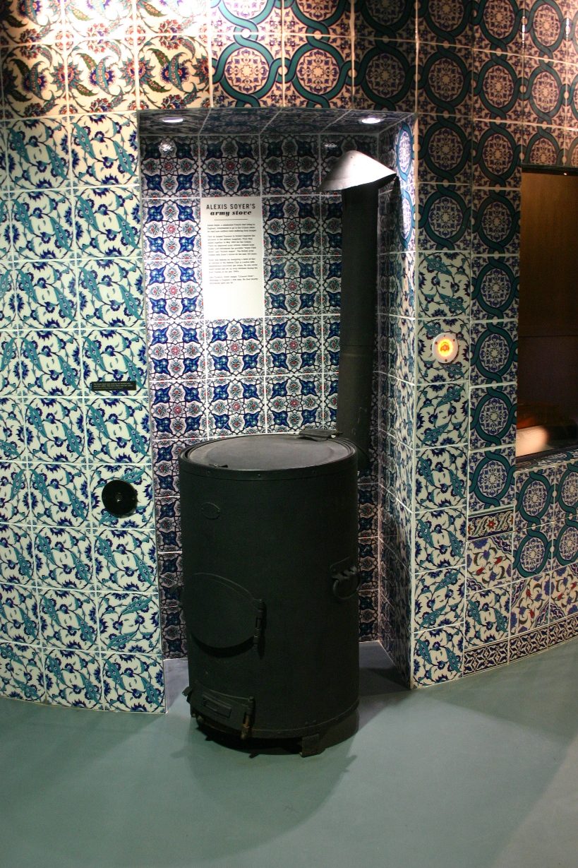 Alexis Soyer's army stove, Florence Nightingale Museum, St Thomas' Hospital, London (76).JPG